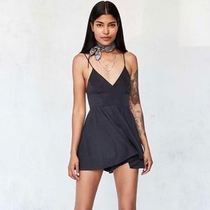 Silence + Noise Vanessa Cupro Romper